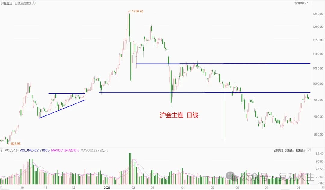 沪金主连